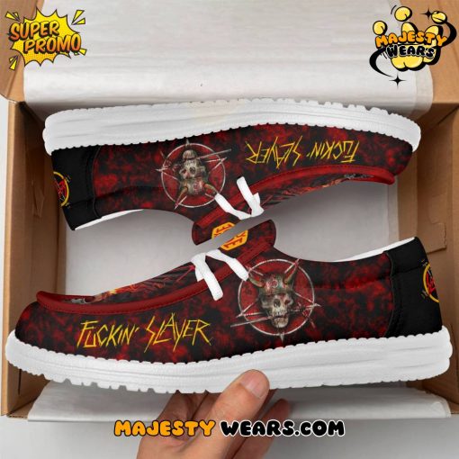 Slayer Band “FUCKIN’ SLAYER” Hey Dude Shoes