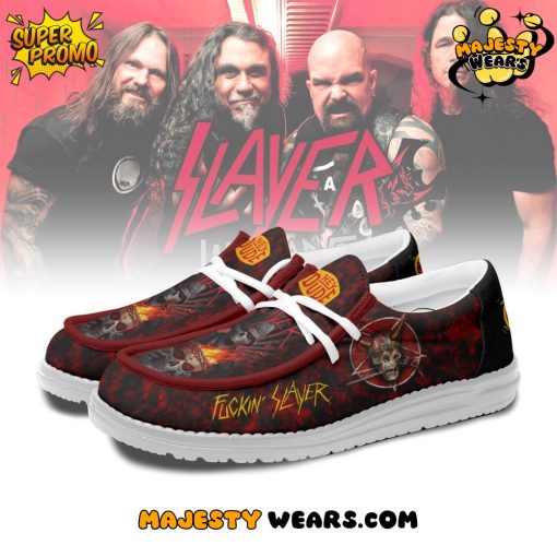 Slayer Band “FUCKIN’ SLAYER” Hey Dude Shoes