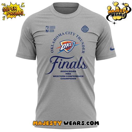 Oklahoma City Thunders Western Conference Champions 2025 T-shirt