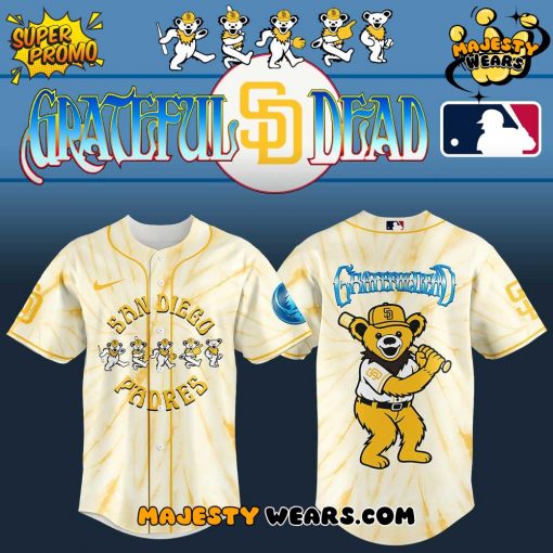 San Diego Padres Grateful Dead Limited Edition Jersey