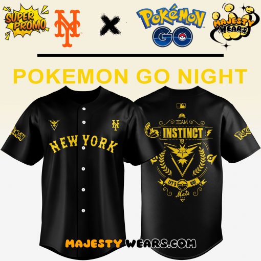 New York Mets x Pokemon Team Valor 2025 Jersey