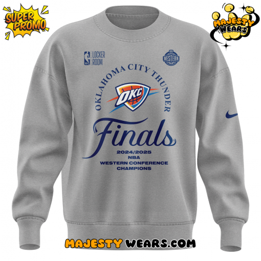 Oklahoma City Thunders Western Conference Champions 2025 Sweatshirt