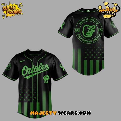 Baltimore Orioles x Mental Health Awareness Month 2025 Jersey