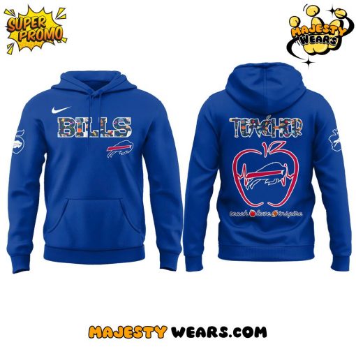 Buffalo Bills TEACHER NIGHT 2025 Special Edition Blue Hoodie