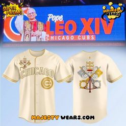 Chicago Cubs Pope Leo XIV Vantican Logo Baseball Jersey