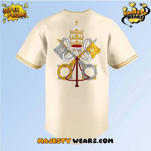 Chicago Cubs Pope Leo XIV Vantican Logo Baseball Jersey