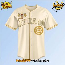 Chicago Cubs Pope Leo XIV Vantican Logo Baseball Jersey