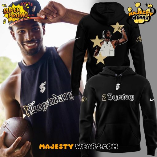 Colorado Buffaloes x Shedeur Sanders 2025 Black Hoodie