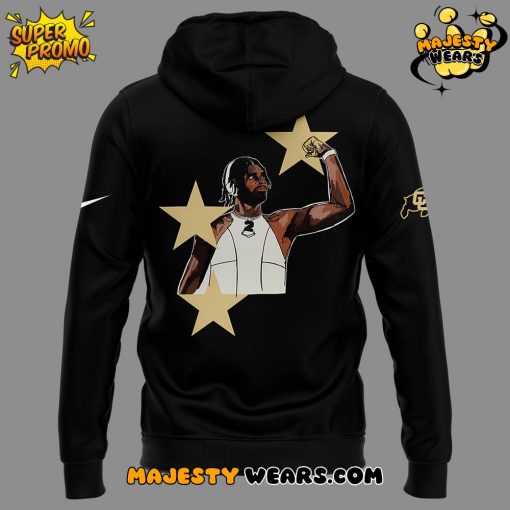 Colorado Buffaloes x Shedeur Sanders 2025 Black Hoodie