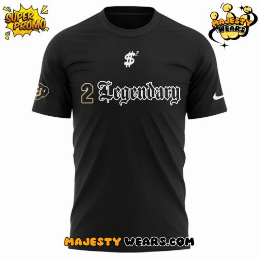 Colorado Buffaloes x Shedeur Sanders 2025 Black Shirt