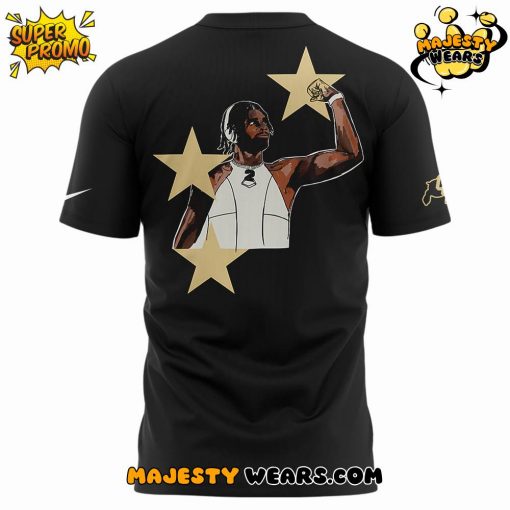 Colorado Buffaloes x Shedeur Sanders 2025 Black Shirt