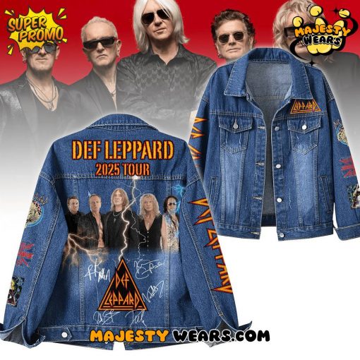 Def Leppard “2025 TOUR” Limited Edition Denim Jacket