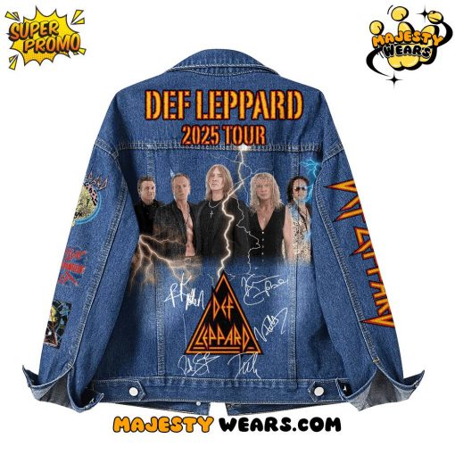 Def Leppard “2025 TOUR” Limited Edition Denim Jacket