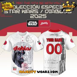 Diablos Rojos del México x Star War New 2025 Custom Name Jersey