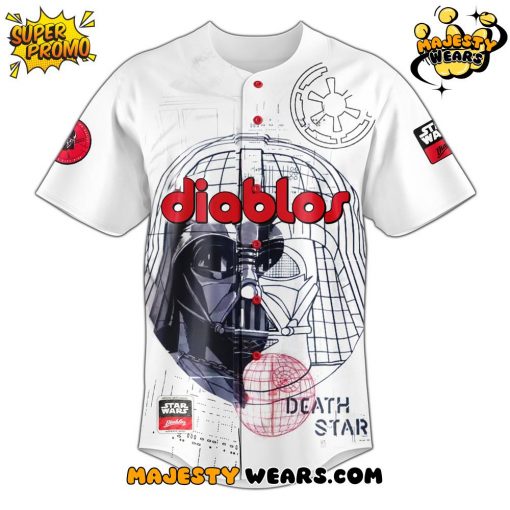 Diablos Rojos del México x Star War New 2025 Custom Name Jersey