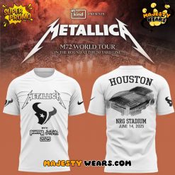 Houston Texans x Metallica Tour 2025 Special Edition T-shirt