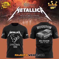 Houston Texans x Metallica Tour 2025 Special Edition T-shirt
