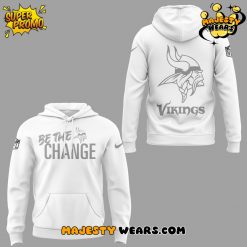 Minnesota Vikings “Be The Change” 2025 Hoodie
