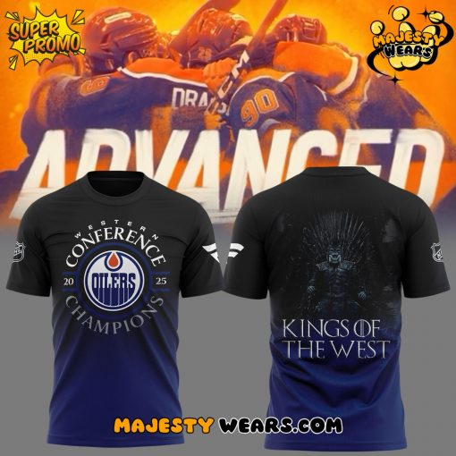 Edmonton Oilers Western Conference Champions 2025 T-shirt