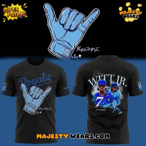 Kansas City Royals Bobby Witt Jr Hand Sign Signature T-shirt
