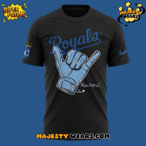 Kansas City Royals Bobby Witt Jr Hand Sign Signature T-shirt