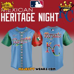 Kansas City Royals Mexican Heritage Night Striped Jersey