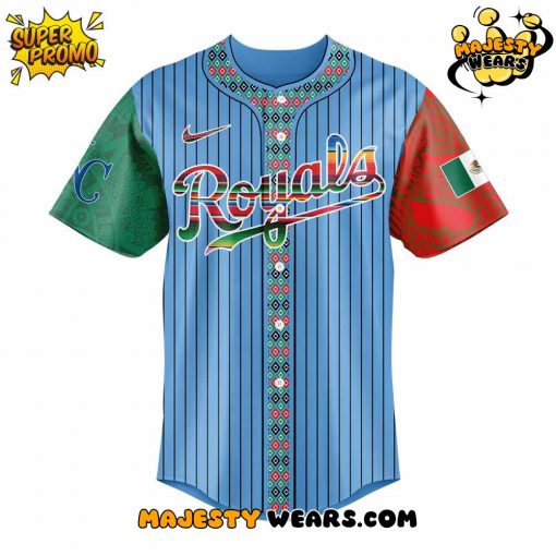 Kansas City Royals Mexican Heritage Night Striped Jersey