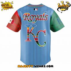 Kansas City Royals Mexican Heritage Night Striped Jersey