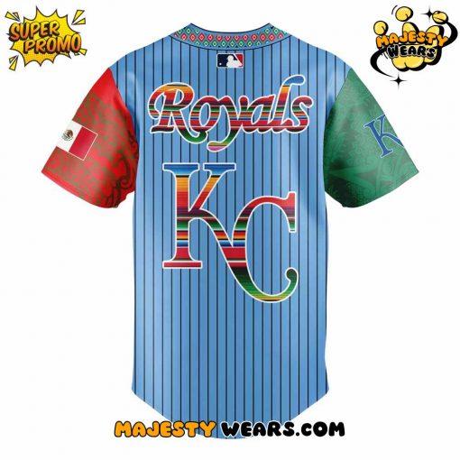 Kansas City Royals Mexican Heritage Night Striped Jersey