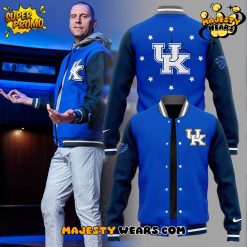 Kentucky Wildcats x Coach Mark Pope 2025 Baseball Jacket