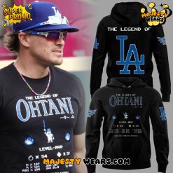 LA Dodgers x The Legend of Ohtani 2025 Black Hoodie