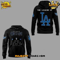 LA Dodgers x The Legend of Ohtani 2025 Black Hoodie