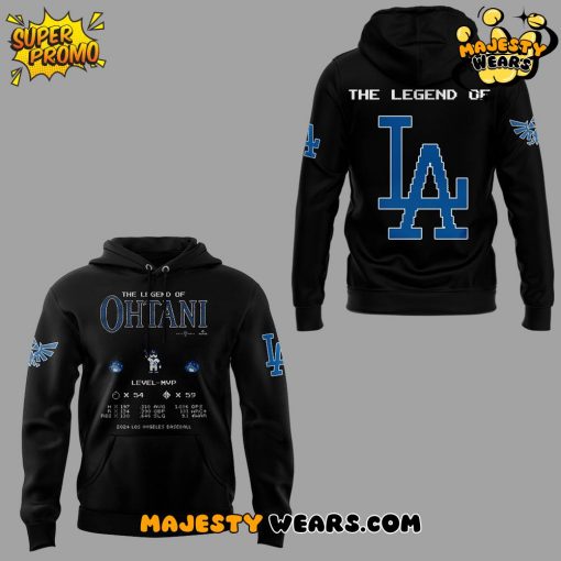 LA Dodgers x The Legend of Ohtani 2025 Black Hoodie