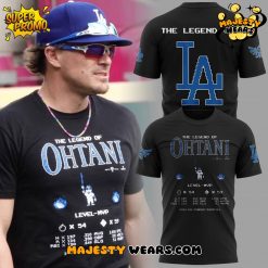 LA Dodgers x The Legend of Ohtani 2025 Black Tee