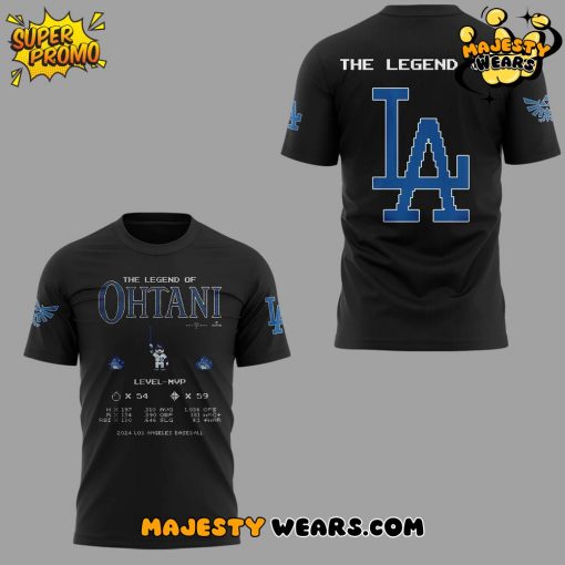 LA Dodgers x The Legend of Ohtani 2025 Black Tee