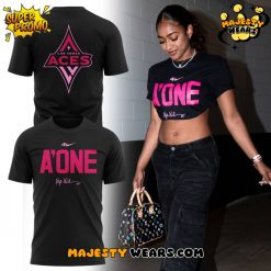 Las Vegas Aces x A’ja Wilson “A’ONE” 2025 Black Shirt
