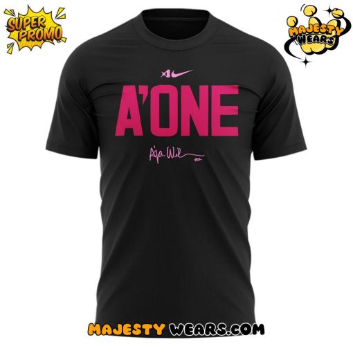 Las Vegas Aces x A’ja Wilson “A’ONE” 2025 Black Shirt
