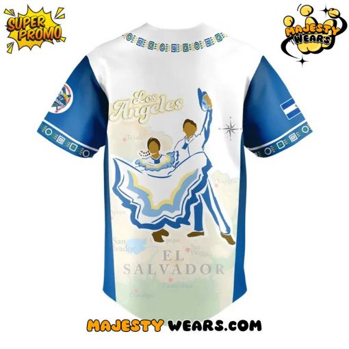 Los Angeles Dodgers 2025 Salvadoran Heritage Jersey