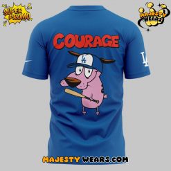 Los Angeles Dodgers x Courage Dog 2025 Tshirt