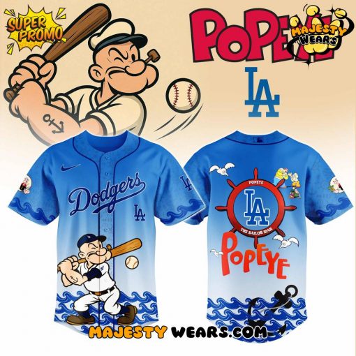 Los Angeles Dodgers x Popeye 2025 Limited Edition Jersey