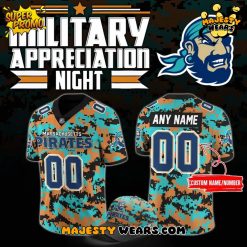 Massachusetts Pirates Military Nights Limited Edition Football Jersey