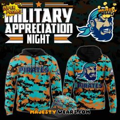 Massachusetts Pirates Military Nights Limited Edition Hoodie