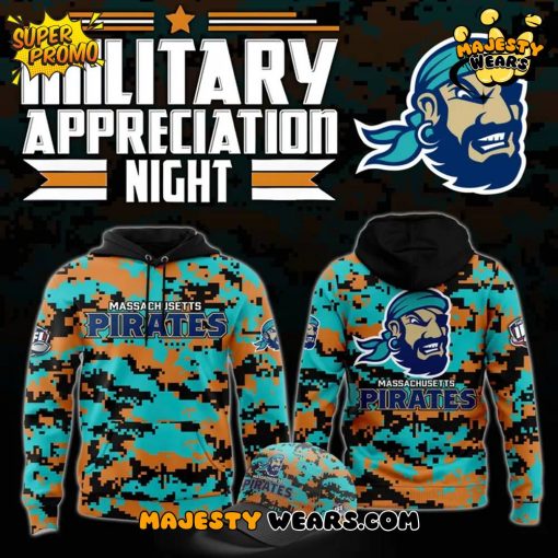 Massachusetts Pirates Military Nights Limited Edition Hoodie