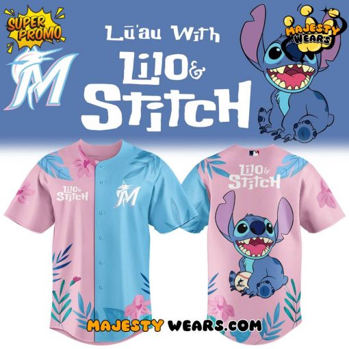 Miami Marlins x Lilo & Stitch Night Limited Edition Jersey