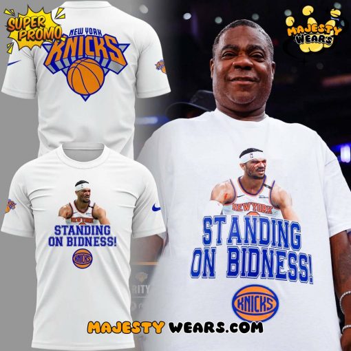 New York Knicks “STANDING ON BIDNESS!” Special Edition Shirt
