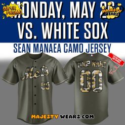 New York Mets Special New 2025 Custom Camo Jersey