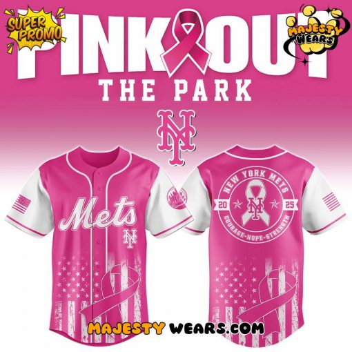 New York Mets x Pink Out The Park 2025 Baseball Jersey