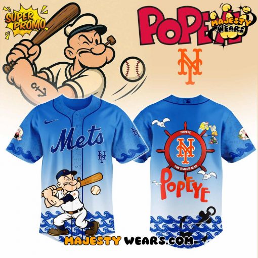 New York Mets x Popeye 2025 Limited Edition Jersey