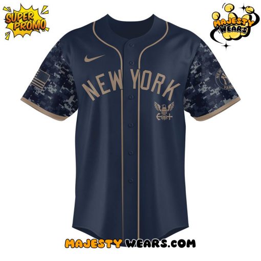 New York Yankees Armed Forces Day 2025 Baseball Jersey