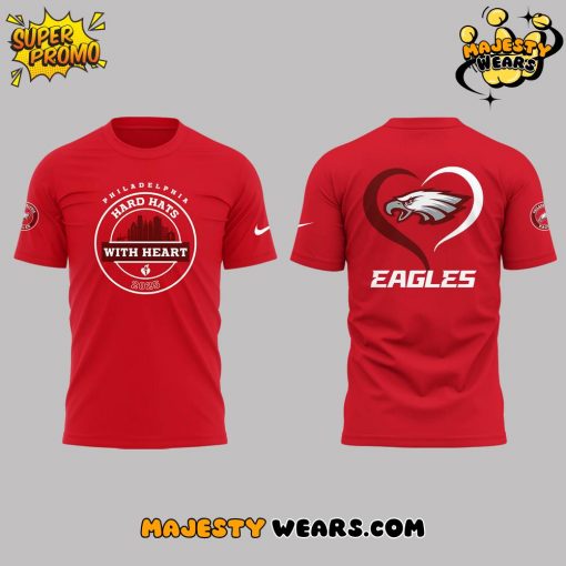 Philadelphia Eagles “Hard Hats With Heart 2025” Shirt